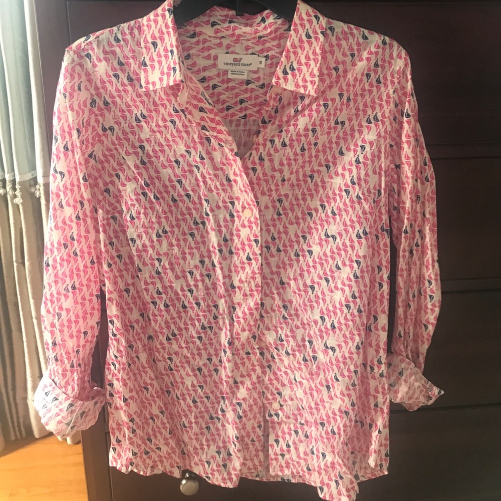 Vineyard Vines linen button up